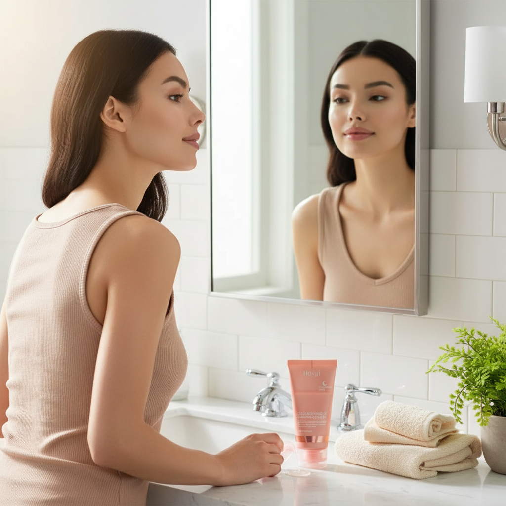 Collagen Overnight Wrapping Peel Off Facial Mask Set Korean Collagen Night Wrapping Mask Deeply Hydrates Night Care Mask Cream