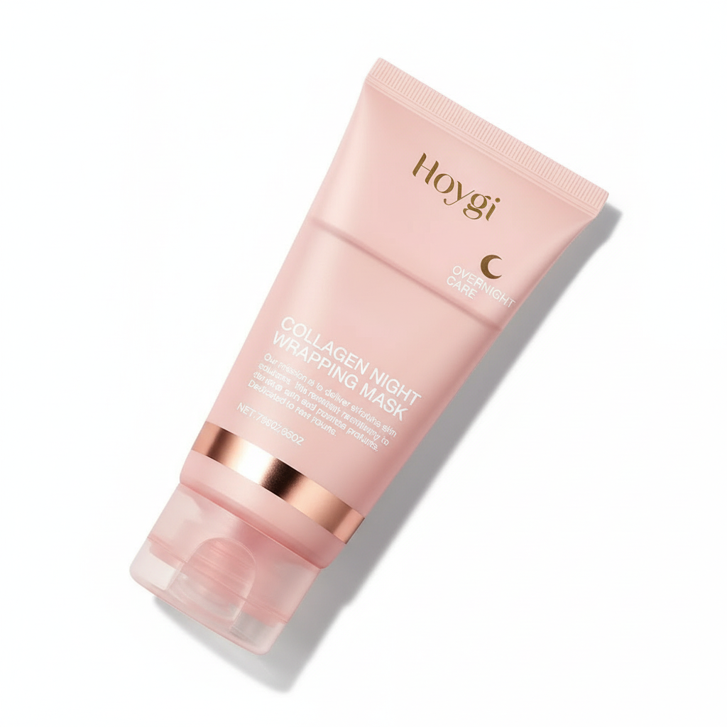 Collagen Overnight Wrapping Peel Off Facial Mask Set Korean Collagen Night Wrapping Mask Deeply Hydrates Night Care Mask Cream